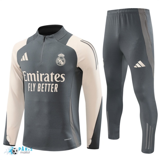 Flocage Survetement Real Madrid Enfant gris foncé 2024/25