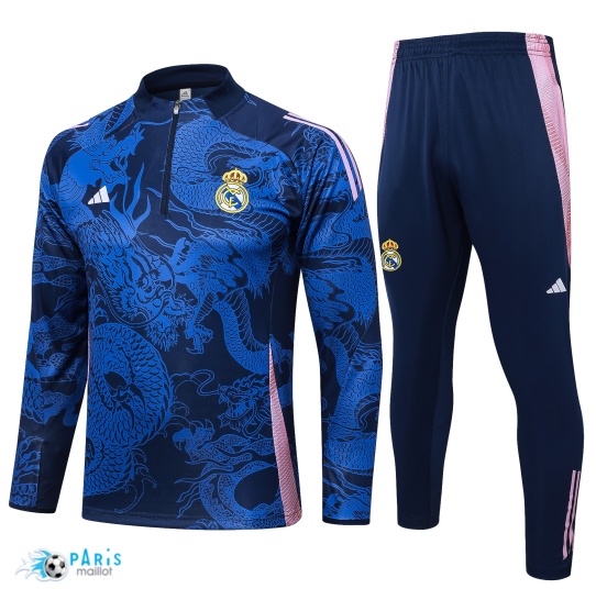 Acheter Survetement Real Madrid Enfant Bleu marine 2024/25