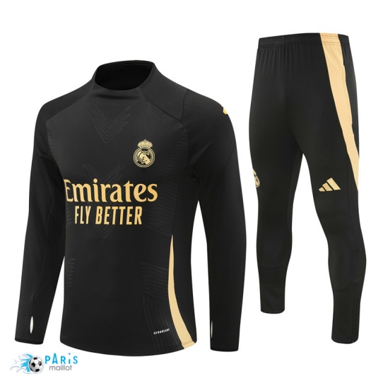 Soldes Survetement Real Madrid Enfant jaune 2024/25