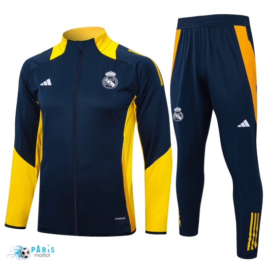 Acheter Veste Survetement Real Madrid Enfant Bleu marine 2024/25