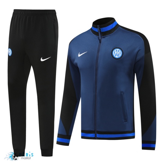 Nouveau Veste Survetement Inter Milan Bleu marine 2024/25