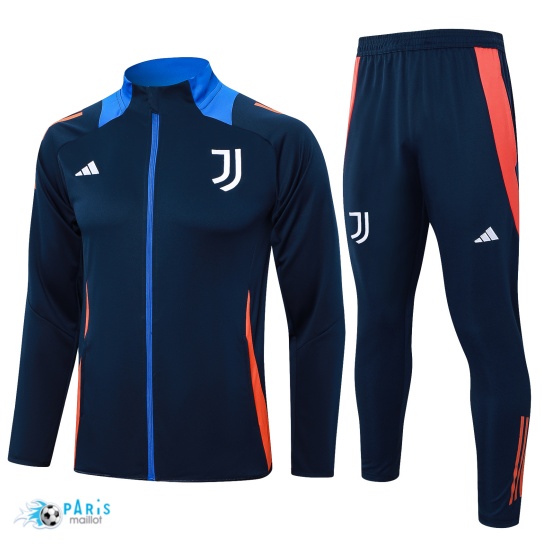 Soldes Veste Survetement Juventus Bleu 2024/25