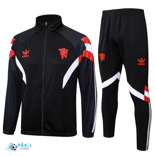 Prix Veste Survetement Manchester United noir 2024/25