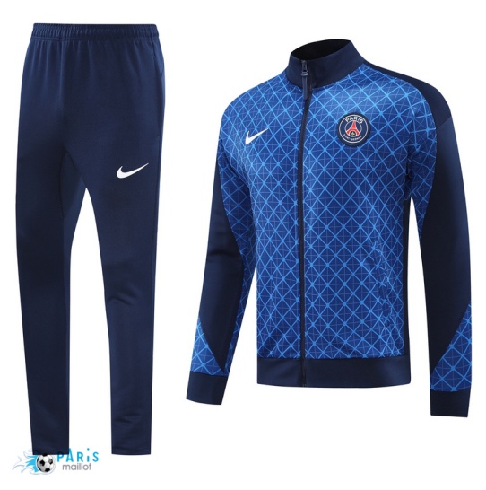 Marque Veste Survetement Paris Saint Germain bleu marine 2024/25