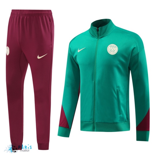 Prix Veste Survetement Paris Saint Germain vert 2024/25