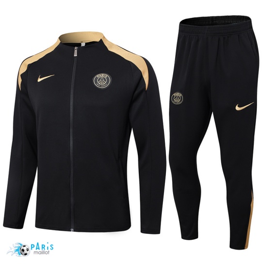 Achat Veste Survetement Paris Saint Germain noir 2024/25