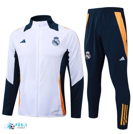 Prix Veste Survetement Real Madrid Blanc 2024/25