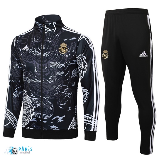 Acheter Veste Survetement Real Madrid noir 2024/25