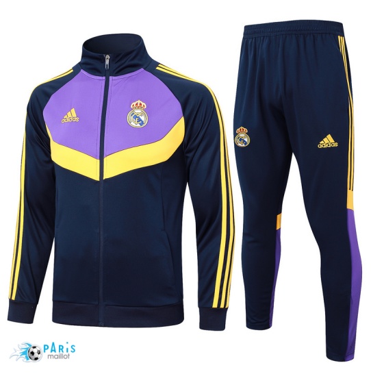 Nouveau Veste Survetement Real Madrid Bleu marine 2024/25