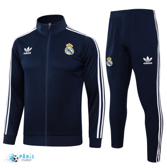 Flocage Veste Survetement Real Madrid bleu marine 2024/25