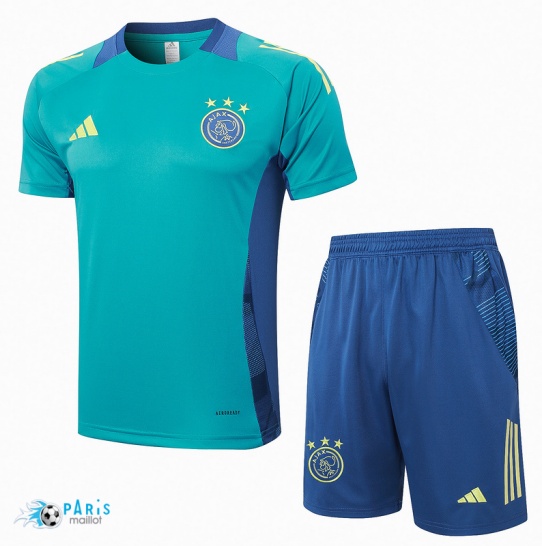 Nouveau Maillot Foot Training Foot Ajax + Short vert 2024/25