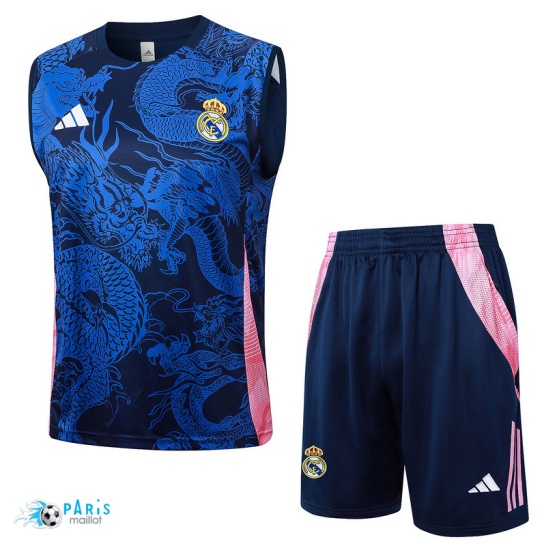 Prix Maillot Foot Training Foot Arsenal Debardeur + Short Bleu marine 2024/25