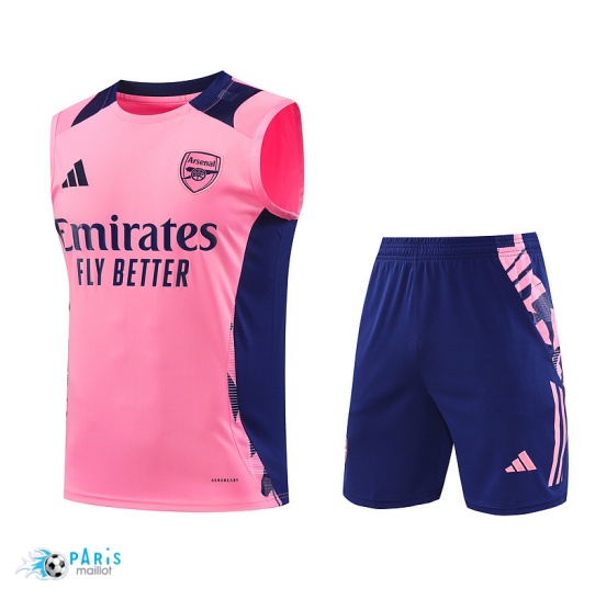 Acheter Maillot Foot Training Foot Arsenal Debardeur + Short rose 2024/25