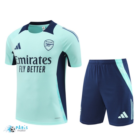 Marque Maillot Foot Training Foot Arsenal Enfant + Short Bleu 2024/25