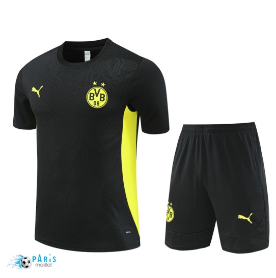 Site Maillot Foot Training Foot Borussia Dortmund + Short noir 2024/25