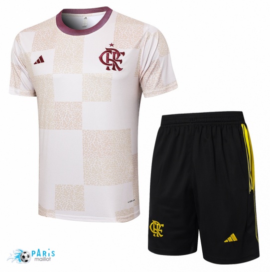 Nouveau Maillot Foot Training Foot Flamenco + Short Blanc 2024/25