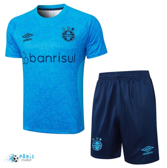 Soldes Maillot Foot Training Foot Gremio + Short Bleu 2024/25