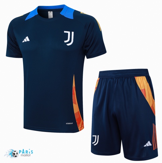 Nouveau Maillot Foot Training Foot Juventus + Short Bleu marine 2024/25