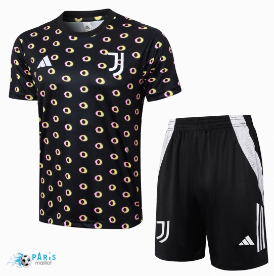 Créer Maillot Foot Training Foot Juventus + Short noir 2024/25