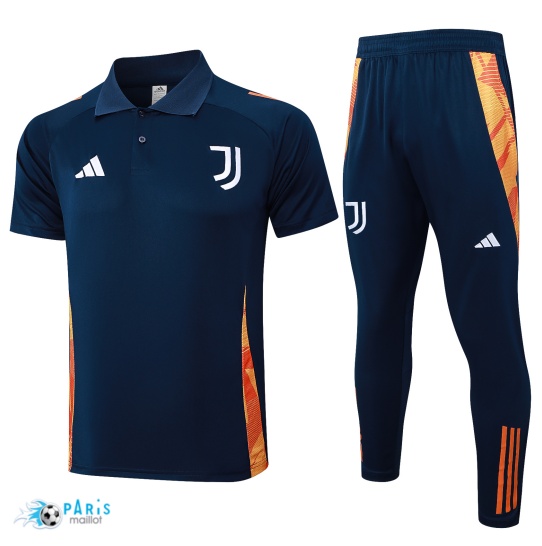 Flocage Maillot Foot Training Foot Juventus + Short Bleu marine 2024/25