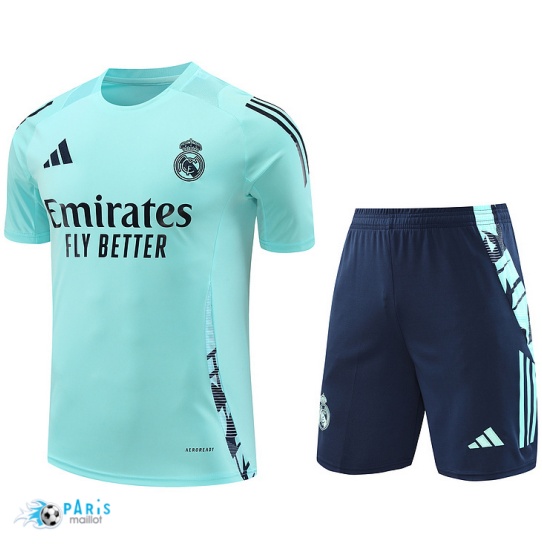 Créer Maillot Foot Training Foot Real Madrid + Short Bleu 2024/25