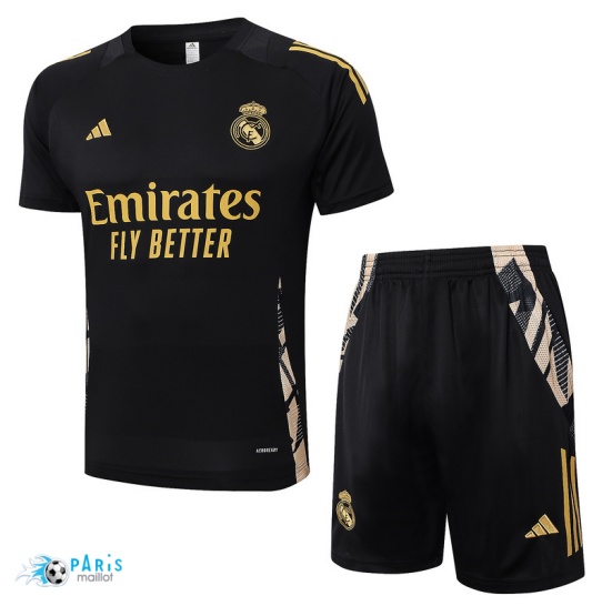 Prix Maillot Foot Training Foot Real Madrid + Short noir 2024/25