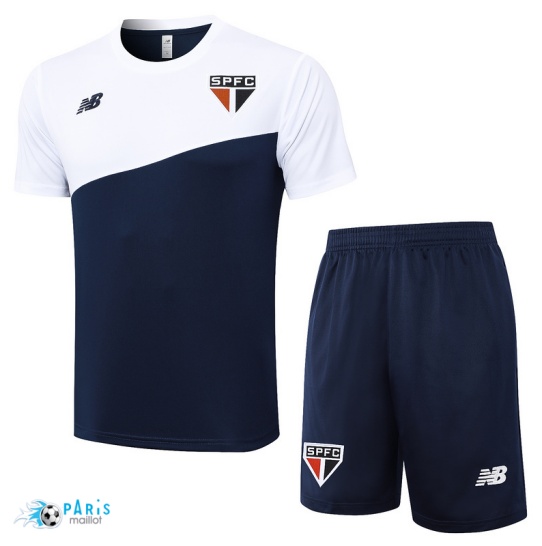 Marque Maillot Foot Training Foot São Paulo + Short Bleu 2024/25