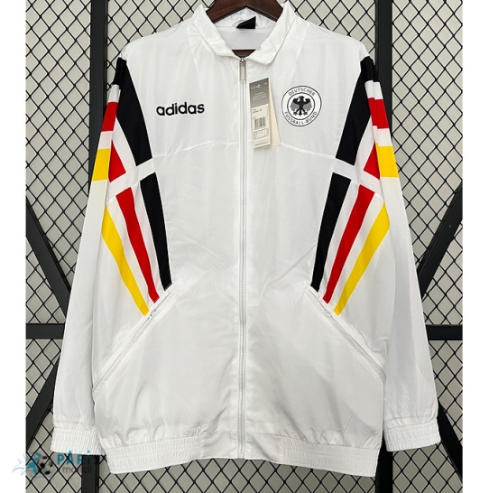 Nouveau Veste Coupe vent Allemagne Blanc 2024/25