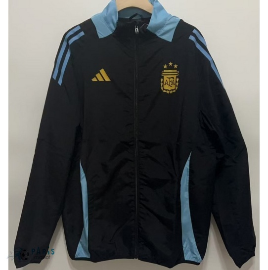 Créer Veste Coupe vent Argentine noir 2024/25