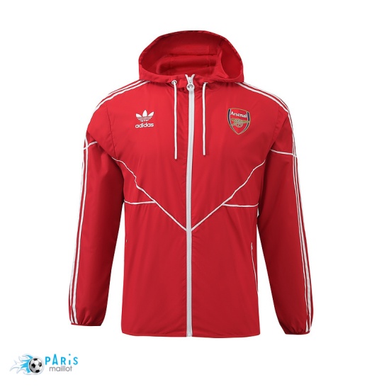 Créer Veste Coupe vent Arsenal rouge 2024/25