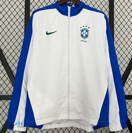 Prix Veste Coupe vent Brésil Blanc 2024/25