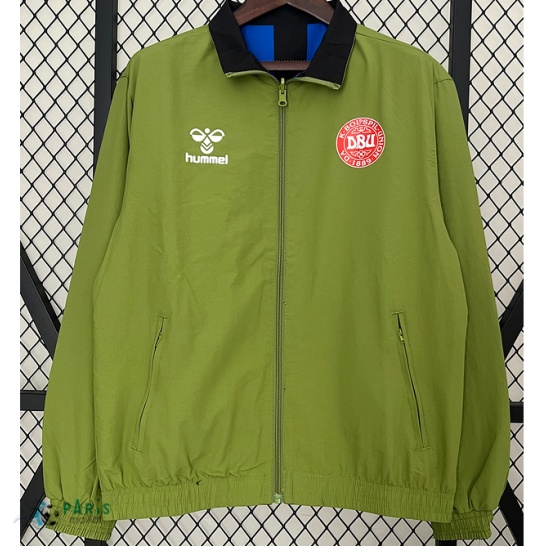 Site Veste Réversible Coupe vent Danemark vert 2024/25