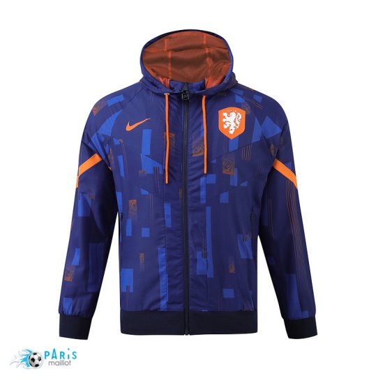 Nouveau Veste Coupe vent Pays-Bas Violet 2024/25