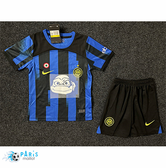 Maillotparis Maillot Foot Inter Milan Enfant Domicile Turtles 2023/24