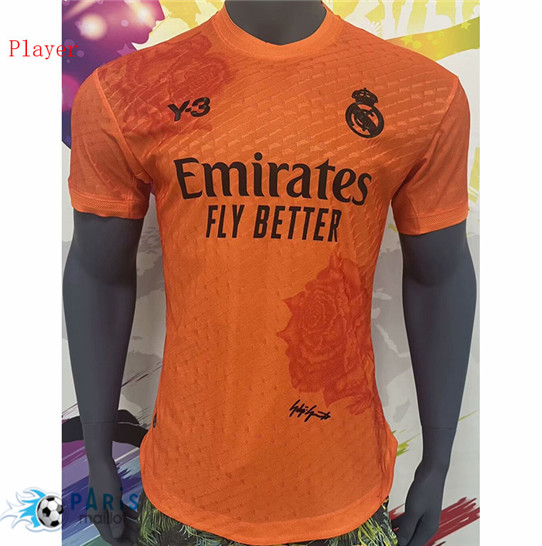 Maillotparis Maillot Foot Real Madrid Y3 Player Orange 2024/25