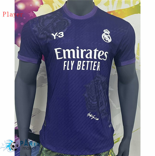 Maillotparis Maillot Foot Real Madrid Y3 Player Violet 2024/25