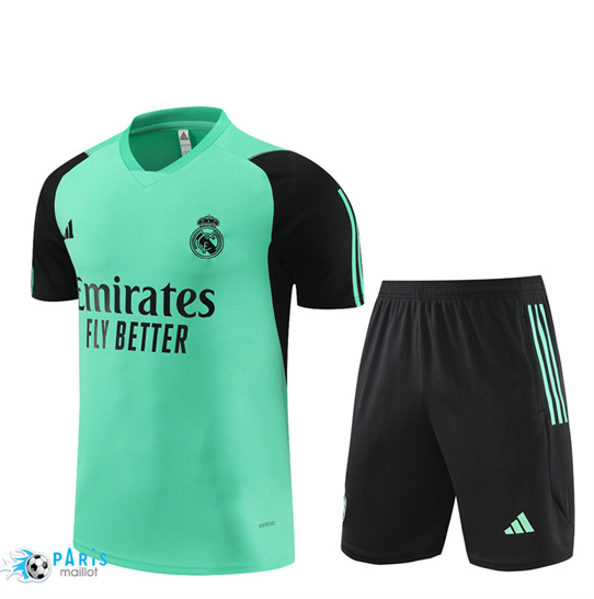 Achat Training Foot Real Madrid Enfant + Shorts vert 2024/25