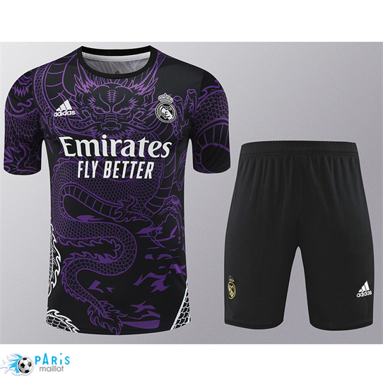Marque Training Foot Real Madrid + Shorts Violet 2024/25