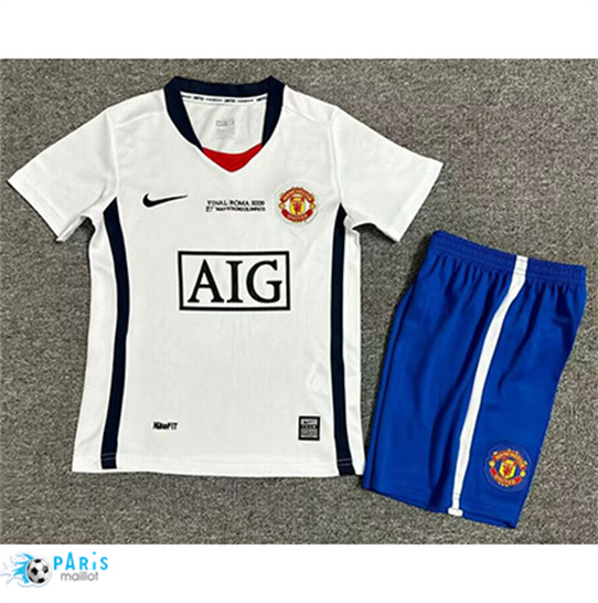 Maillot Retro Manchester United Enfant Exterieur 2008-09