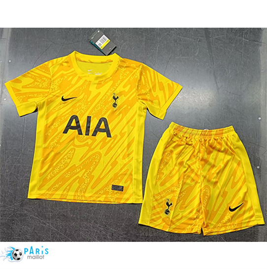 Maillot Foot Tottenham Hotspur Enfant goalkeeper jaune 2024/25