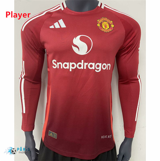 Maillot Foot Manchester United Player Domicile Manche Longue 2024/25