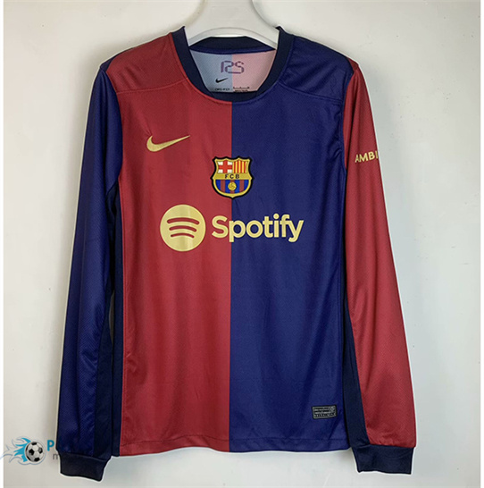 Maillot Foot Barcelone Domicile Manche Longue 2024/25