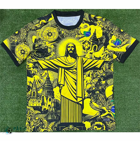 Maillot Foot Brésil Édition spéciale Jaune 2024/25