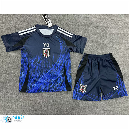 Maillot Foot Japon Enfant Y3 Bleu 2024/25