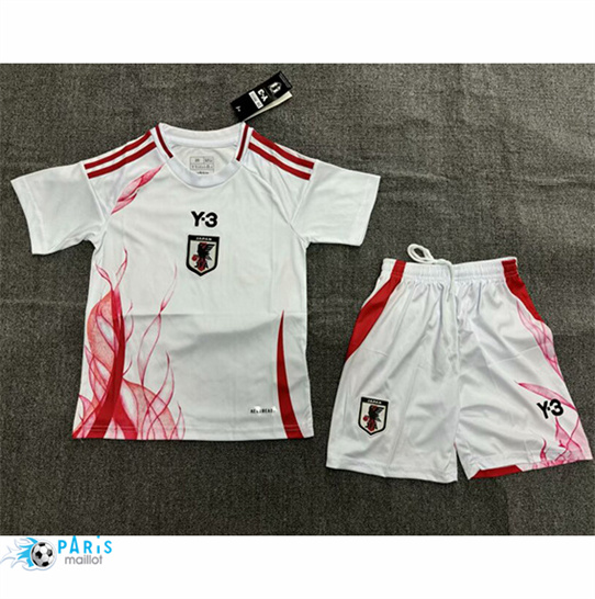 Maillot Foot Japon Enfant Y3 Blanc 2024/25