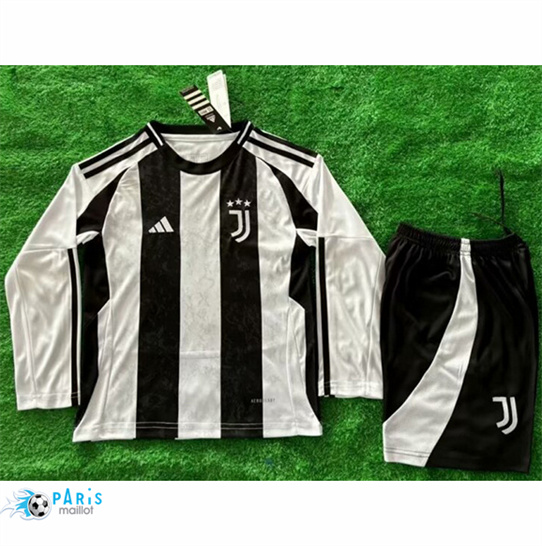 Maillot Foot Juventus Enfant Domicile Manche Longue 2024/25