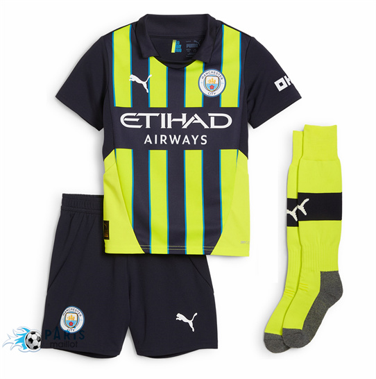 Maillot Foot Manchester City Enfant Exterieur 2024/25