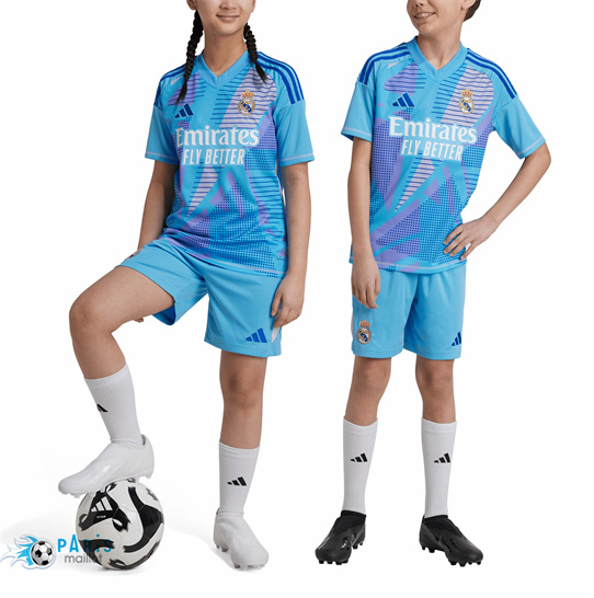 Maillot Foot Real Madrid Enfant Domicile Gardien de but 2024/25