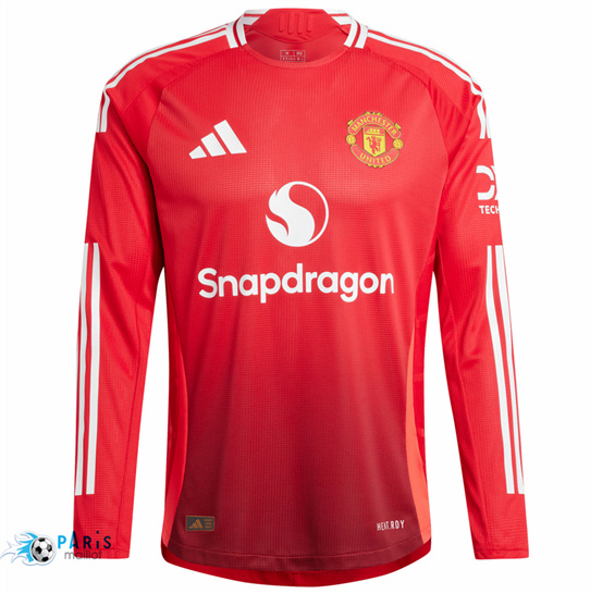 Maillot Foot Manchester United Domicile Manche Longue 2024/25