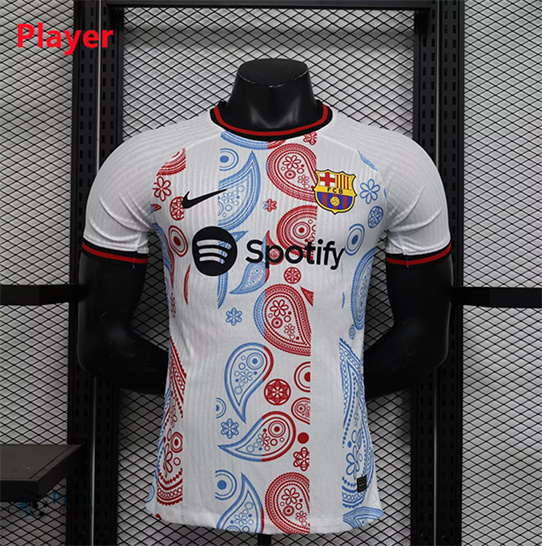 Maillot Foot Barcelone Player Training Blanc 2024/25